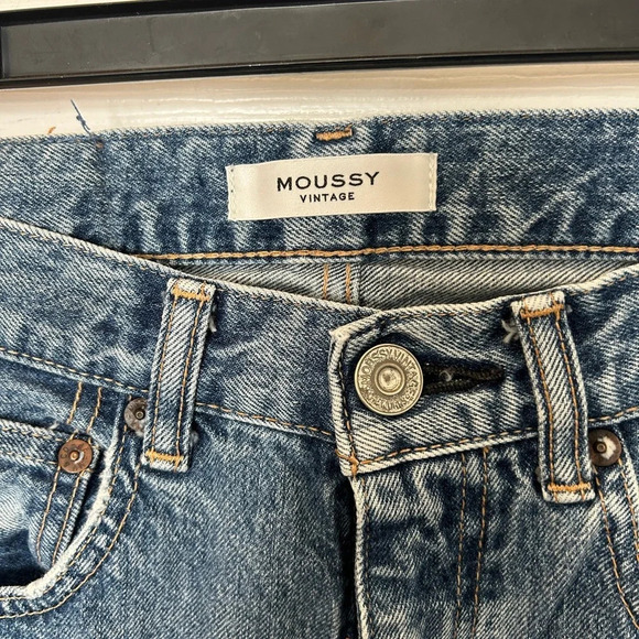 Moussy Vintage Emma Cropped Flare Jean Size 25 - Picture 3 of 4
